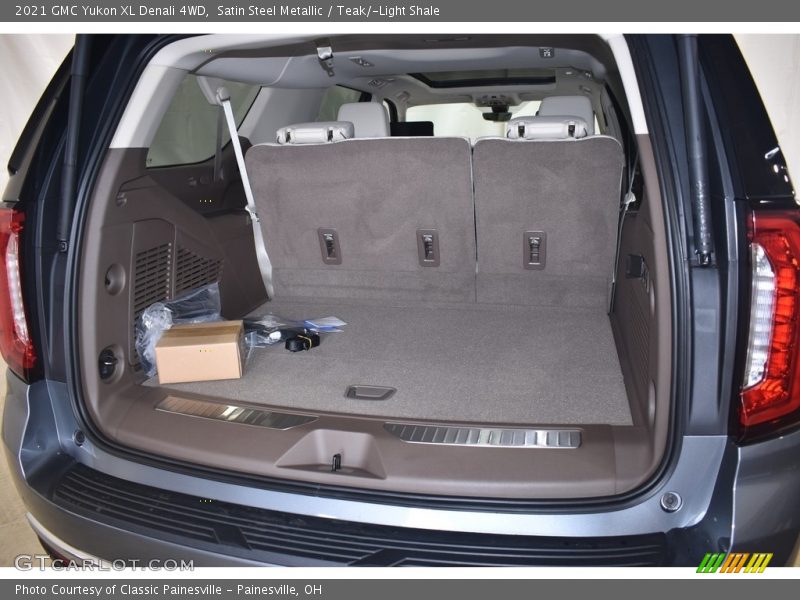 Satin Steel Metallic / Teak/­Light Shale 2021 GMC Yukon XL Denali 4WD