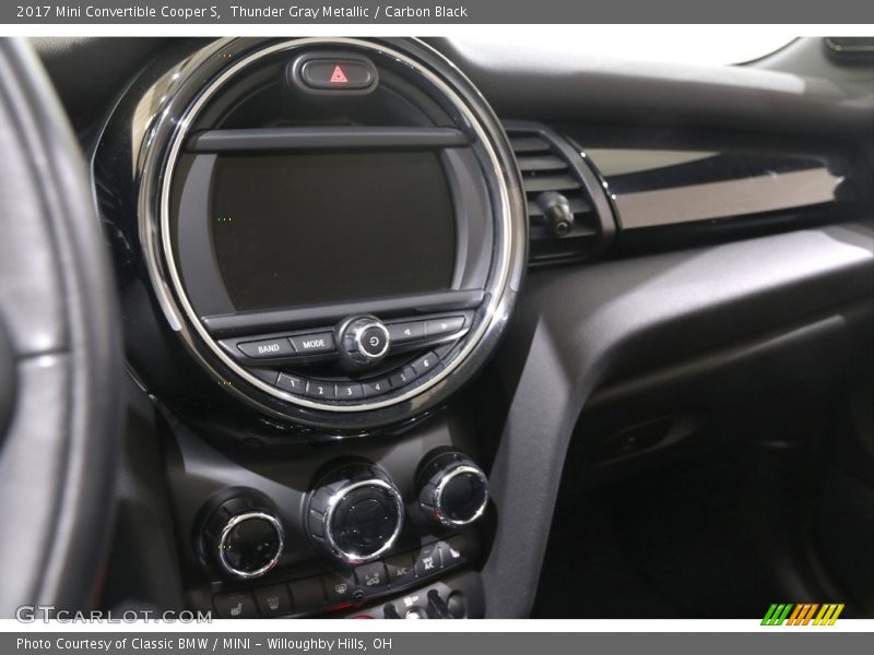 Thunder Gray Metallic / Carbon Black 2017 Mini Convertible Cooper S
