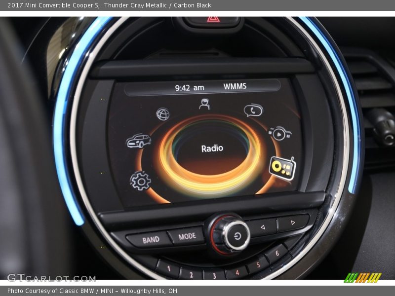 Thunder Gray Metallic / Carbon Black 2017 Mini Convertible Cooper S