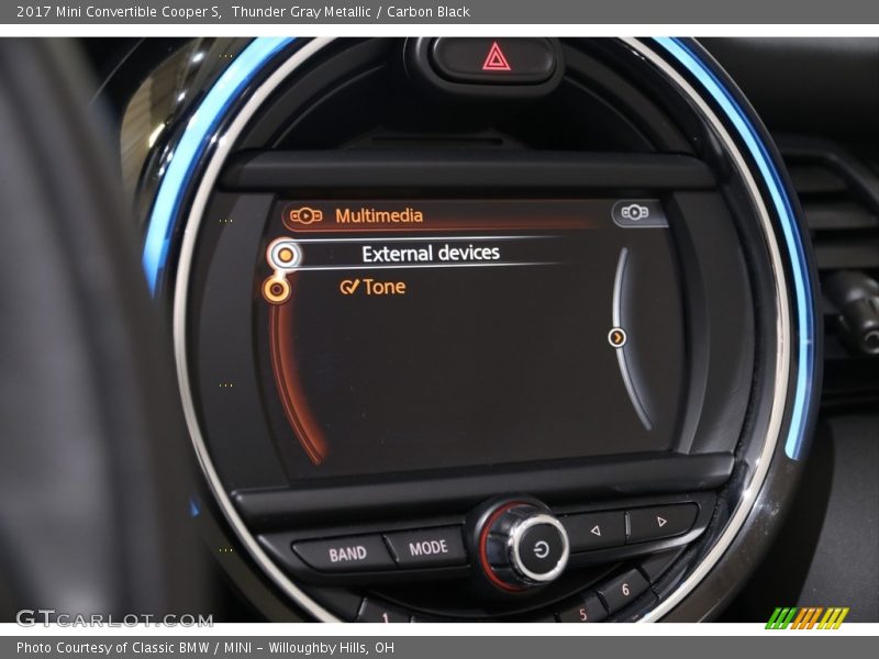 Thunder Gray Metallic / Carbon Black 2017 Mini Convertible Cooper S