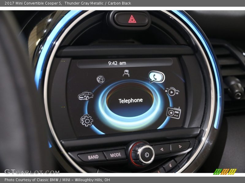Thunder Gray Metallic / Carbon Black 2017 Mini Convertible Cooper S