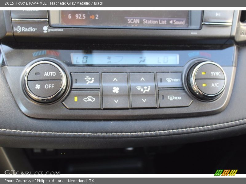 Magnetic Gray Metallic / Black 2015 Toyota RAV4 XLE