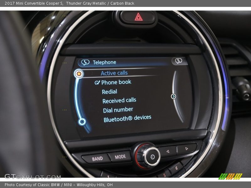 Thunder Gray Metallic / Carbon Black 2017 Mini Convertible Cooper S
