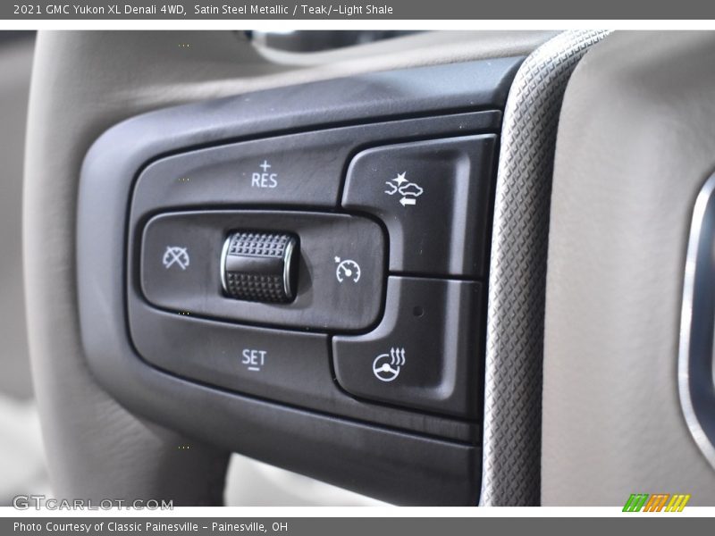 Satin Steel Metallic / Teak/­Light Shale 2021 GMC Yukon XL Denali 4WD
