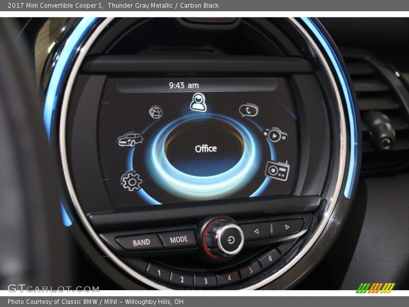 Thunder Gray Metallic / Carbon Black 2017 Mini Convertible Cooper S
