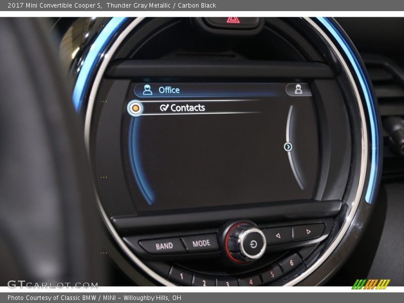 Thunder Gray Metallic / Carbon Black 2017 Mini Convertible Cooper S