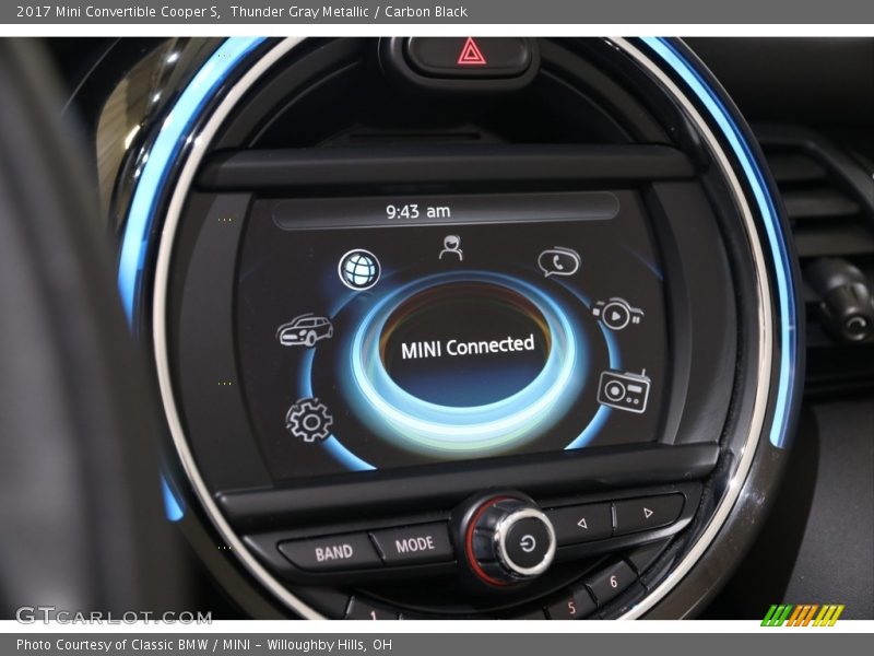 Thunder Gray Metallic / Carbon Black 2017 Mini Convertible Cooper S