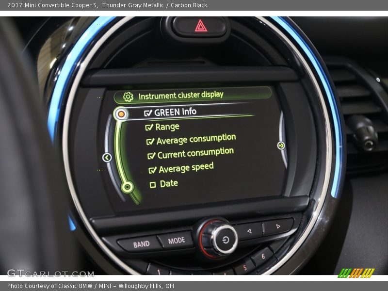 Thunder Gray Metallic / Carbon Black 2017 Mini Convertible Cooper S