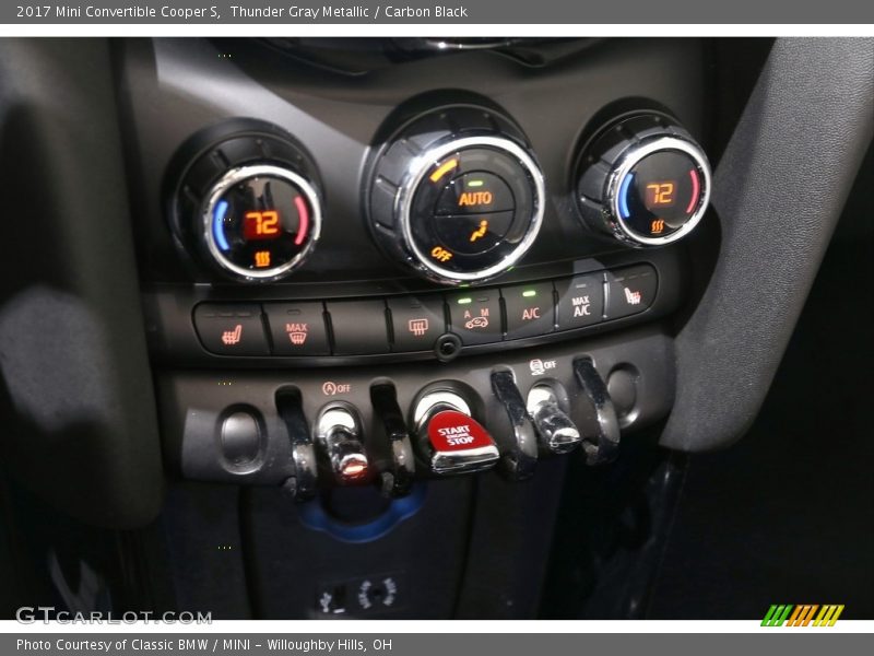 Thunder Gray Metallic / Carbon Black 2017 Mini Convertible Cooper S