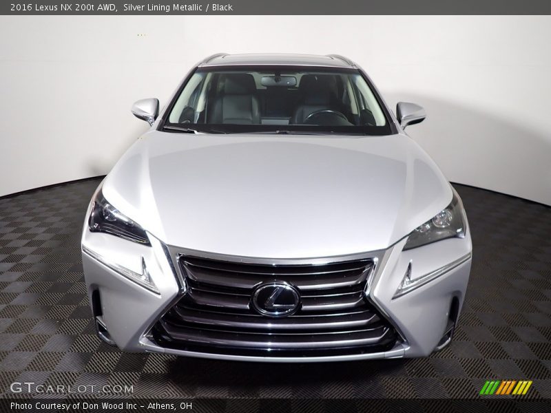Silver Lining Metallic / Black 2016 Lexus NX 200t AWD