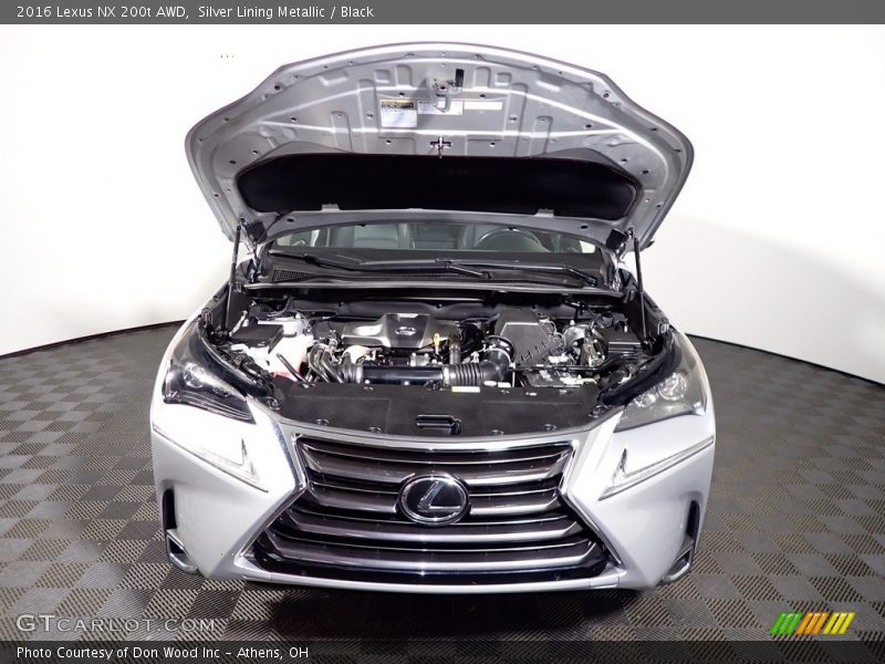 Silver Lining Metallic / Black 2016 Lexus NX 200t AWD