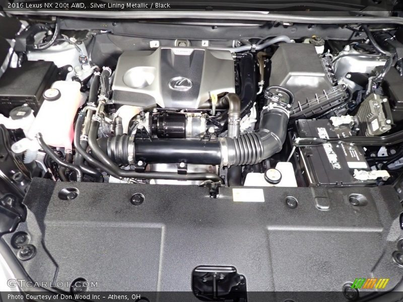 Silver Lining Metallic / Black 2016 Lexus NX 200t AWD