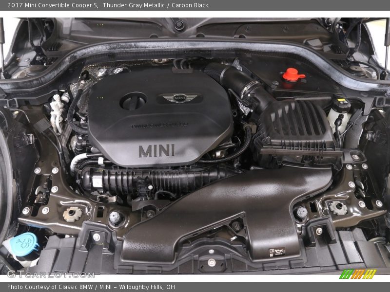 Thunder Gray Metallic / Carbon Black 2017 Mini Convertible Cooper S