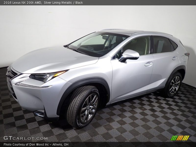 Silver Lining Metallic / Black 2016 Lexus NX 200t AWD