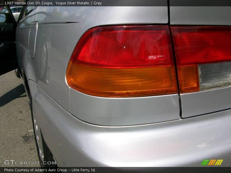 Vogue Silver Metallic / Gray 1997 Honda Civic DX Coupe