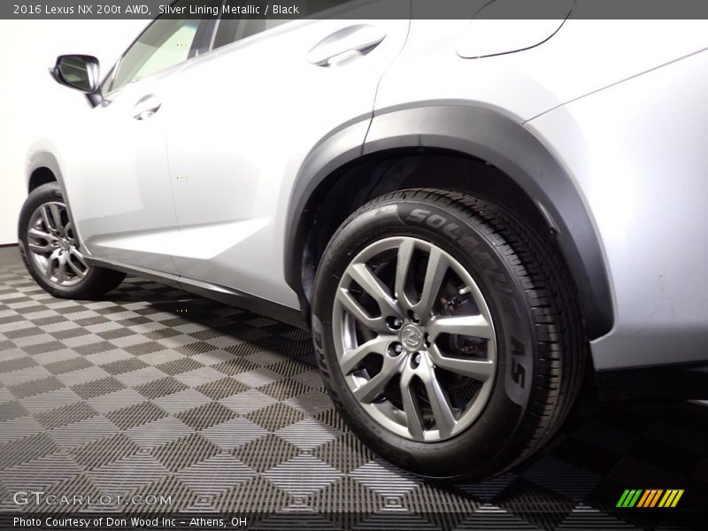 Silver Lining Metallic / Black 2016 Lexus NX 200t AWD