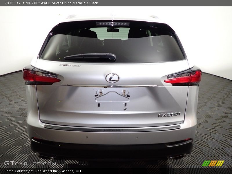 Silver Lining Metallic / Black 2016 Lexus NX 200t AWD
