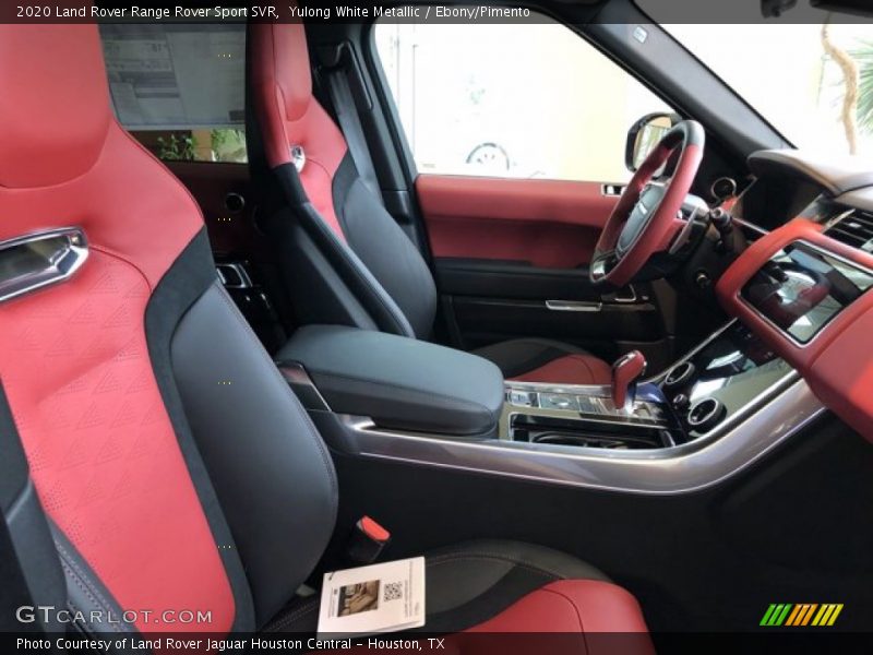  2020 Range Rover Sport SVR Ebony/Pimento Interior