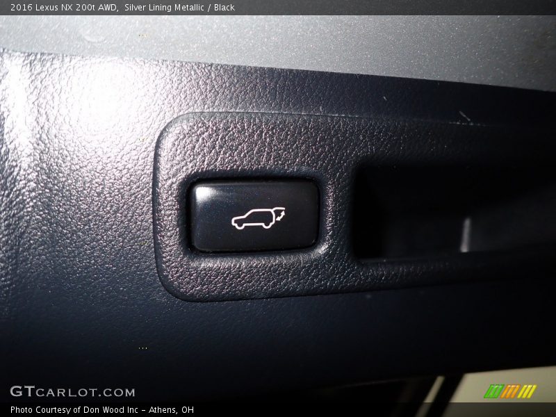 Silver Lining Metallic / Black 2016 Lexus NX 200t AWD