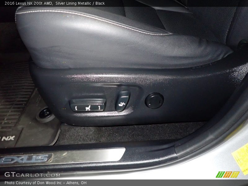 Silver Lining Metallic / Black 2016 Lexus NX 200t AWD