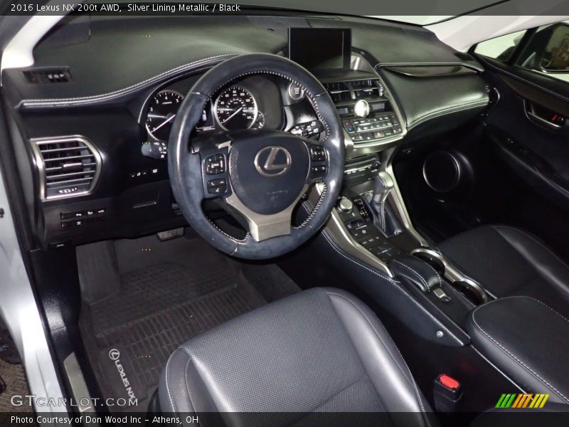 Silver Lining Metallic / Black 2016 Lexus NX 200t AWD
