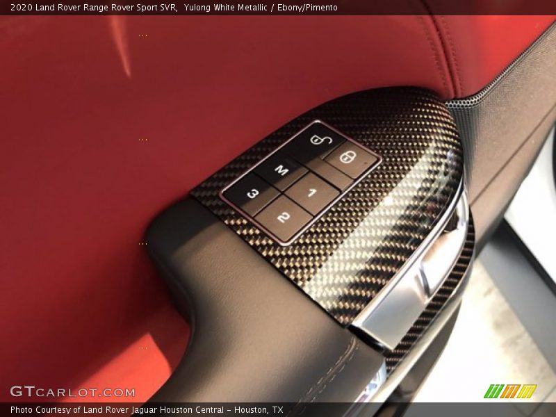 Controls of 2020 Range Rover Sport SVR