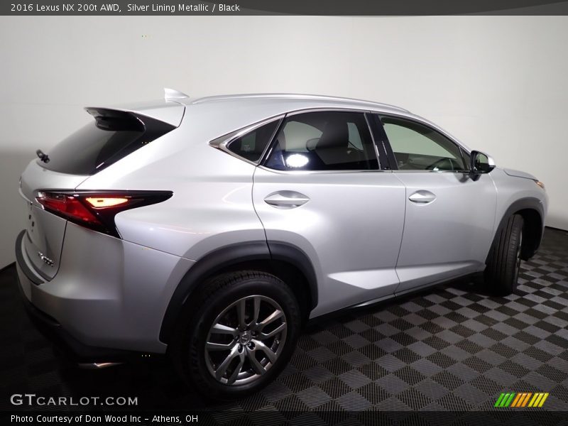Silver Lining Metallic / Black 2016 Lexus NX 200t AWD