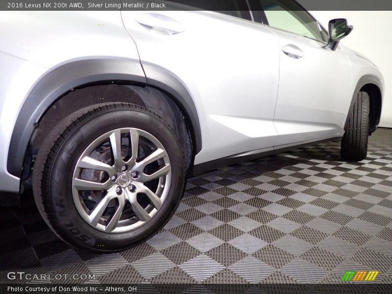 Silver Lining Metallic / Black 2016 Lexus NX 200t AWD