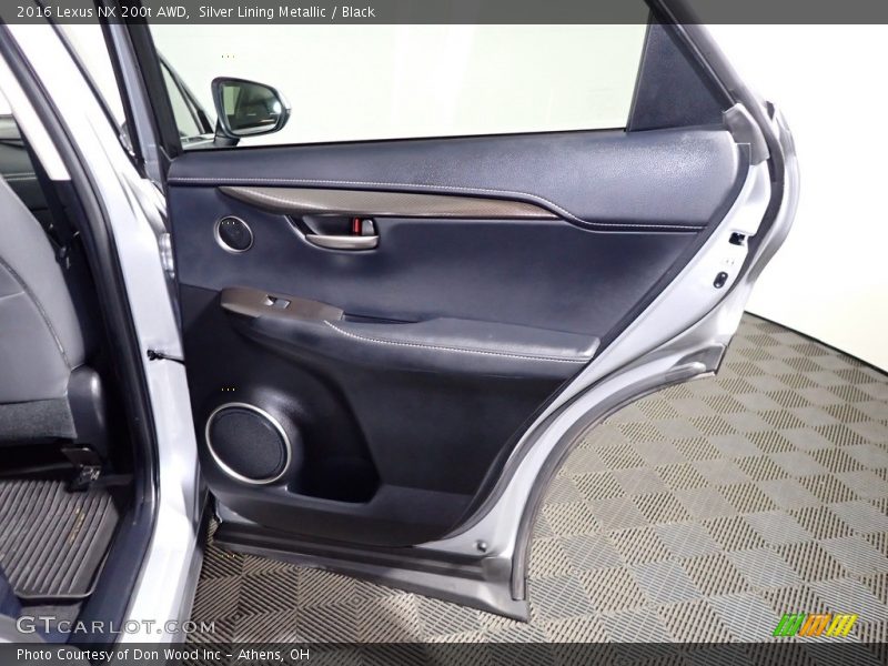 Silver Lining Metallic / Black 2016 Lexus NX 200t AWD