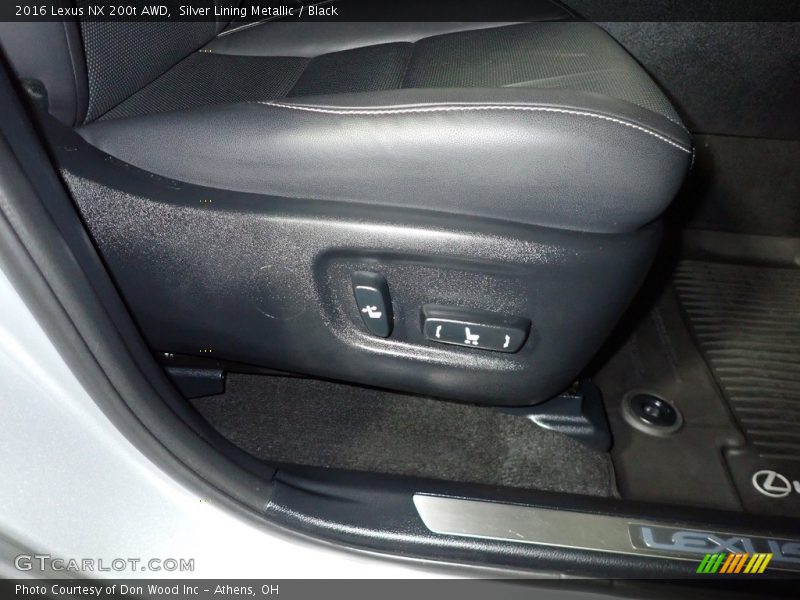 Silver Lining Metallic / Black 2016 Lexus NX 200t AWD