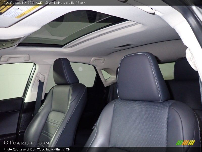 Silver Lining Metallic / Black 2016 Lexus NX 200t AWD