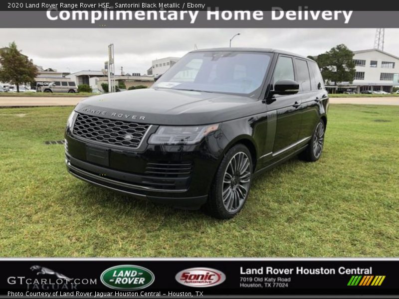 Santorini Black Metallic / Ebony 2020 Land Rover Range Rover HSE