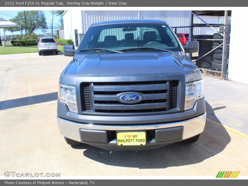 Sterling Gray Metallic / Steel Gray 2012 Ford F150 XL Regular Cab