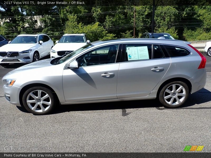  2017 V60 T5 Bright Silver Metallic