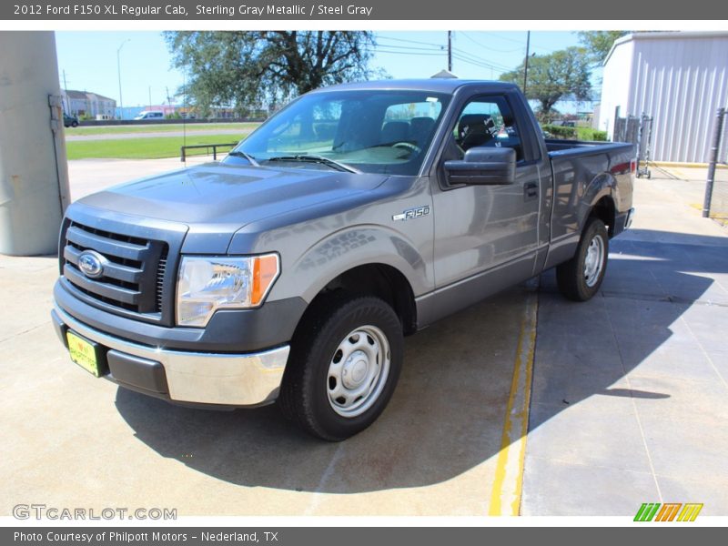 Sterling Gray Metallic / Steel Gray 2012 Ford F150 XL Regular Cab