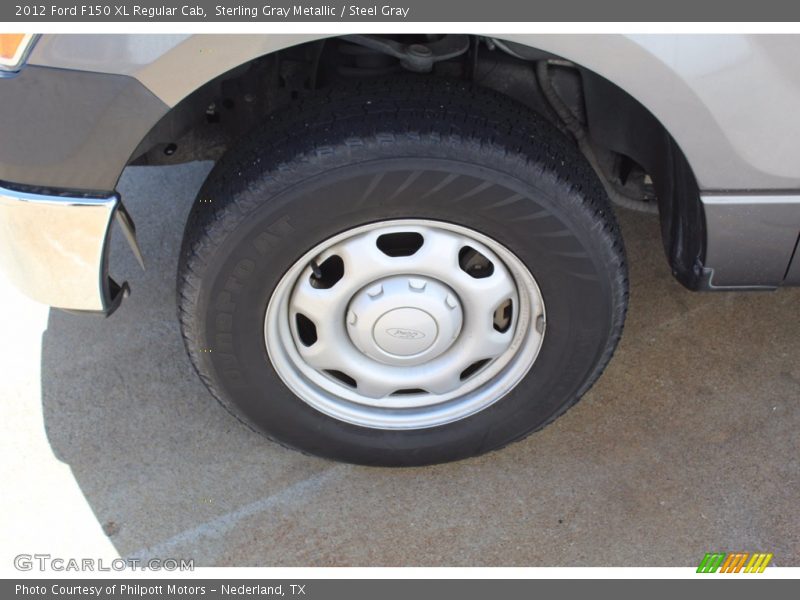 Sterling Gray Metallic / Steel Gray 2012 Ford F150 XL Regular Cab