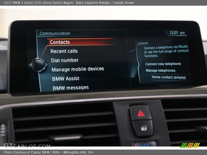 Controls of 2017 3 Series 330i xDrive Sports Wagon