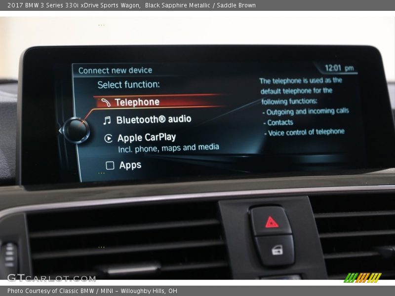 Controls of 2017 3 Series 330i xDrive Sports Wagon