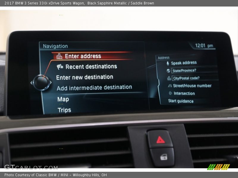 Controls of 2017 3 Series 330i xDrive Sports Wagon