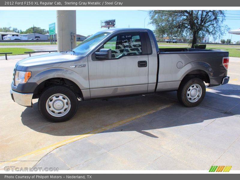 Sterling Gray Metallic / Steel Gray 2012 Ford F150 XL Regular Cab