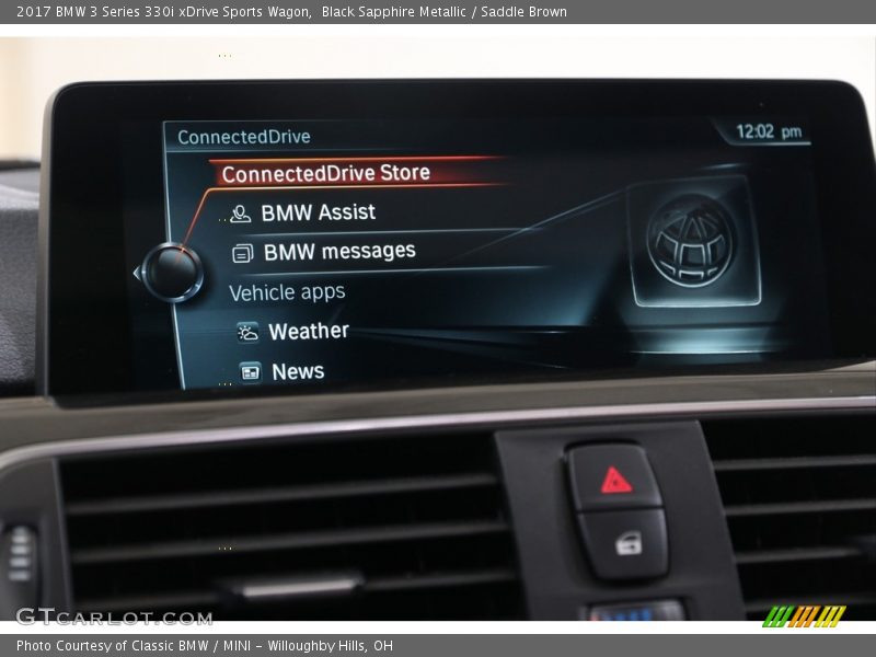 Controls of 2017 3 Series 330i xDrive Sports Wagon