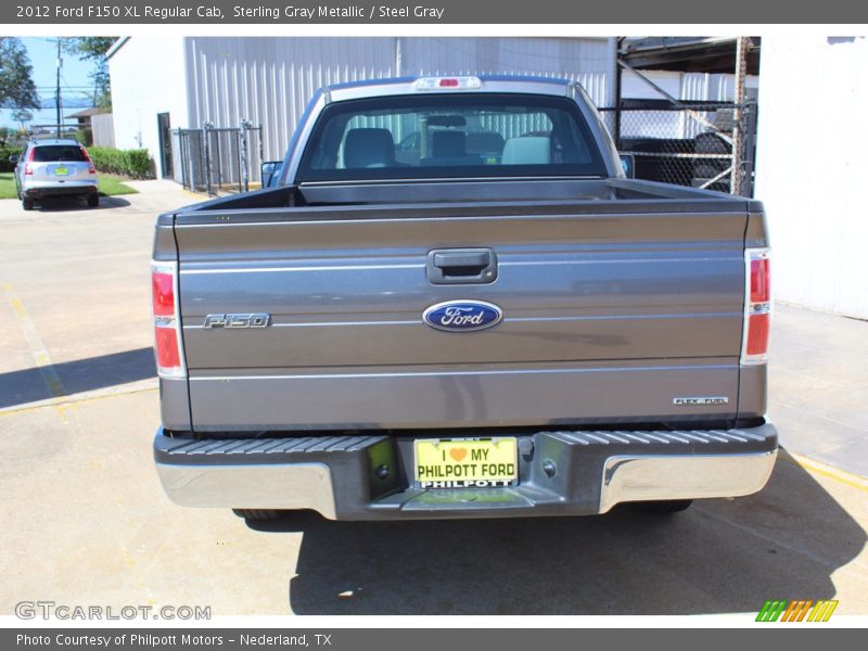 Sterling Gray Metallic / Steel Gray 2012 Ford F150 XL Regular Cab