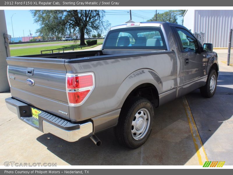 Sterling Gray Metallic / Steel Gray 2012 Ford F150 XL Regular Cab