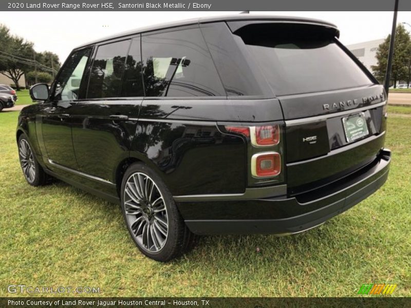 Santorini Black Metallic / Ebony 2020 Land Rover Range Rover HSE