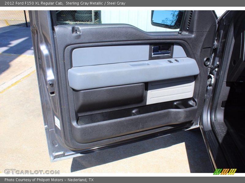 Sterling Gray Metallic / Steel Gray 2012 Ford F150 XL Regular Cab