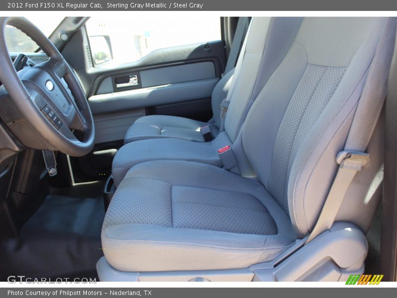 Sterling Gray Metallic / Steel Gray 2012 Ford F150 XL Regular Cab