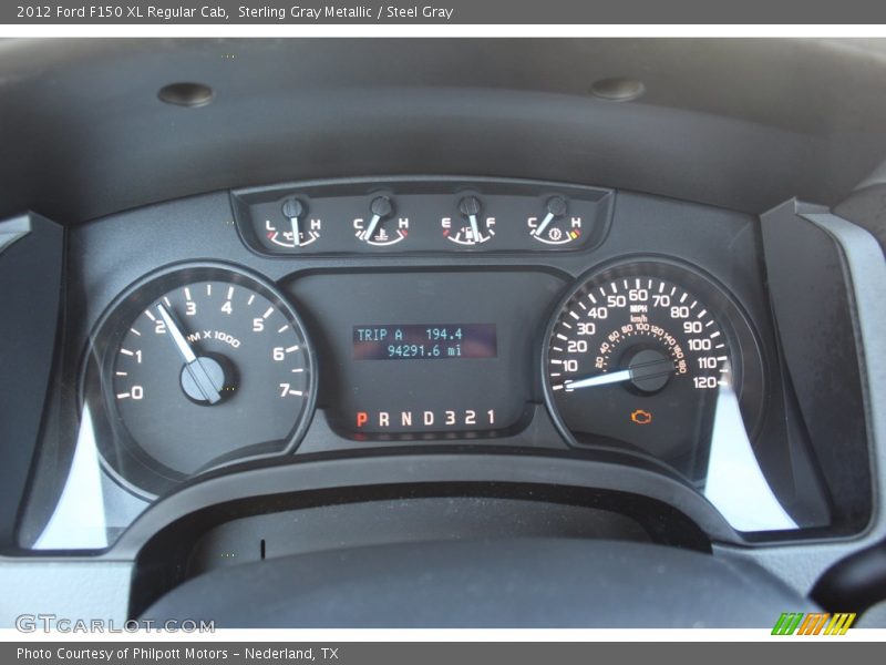 Sterling Gray Metallic / Steel Gray 2012 Ford F150 XL Regular Cab