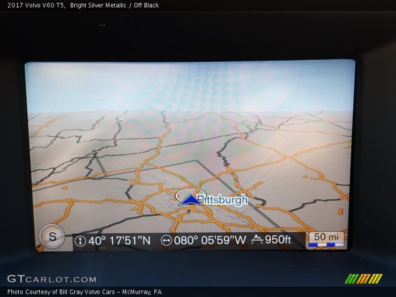 Navigation of 2017 V60 T5