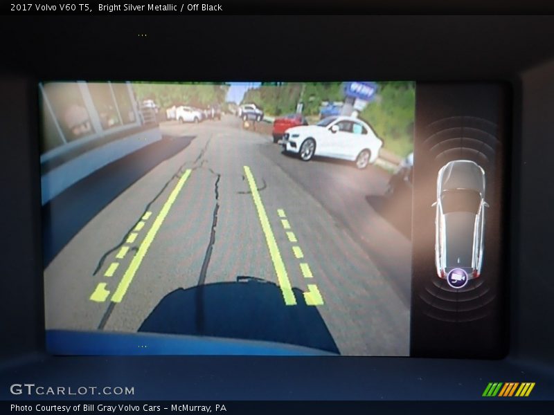 Bright Silver Metallic / Off Black 2017 Volvo V60 T5