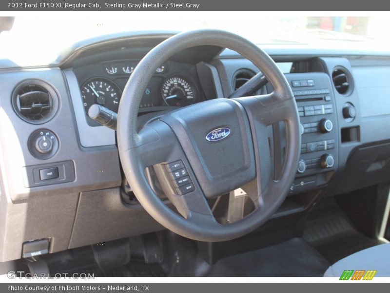 Sterling Gray Metallic / Steel Gray 2012 Ford F150 XL Regular Cab